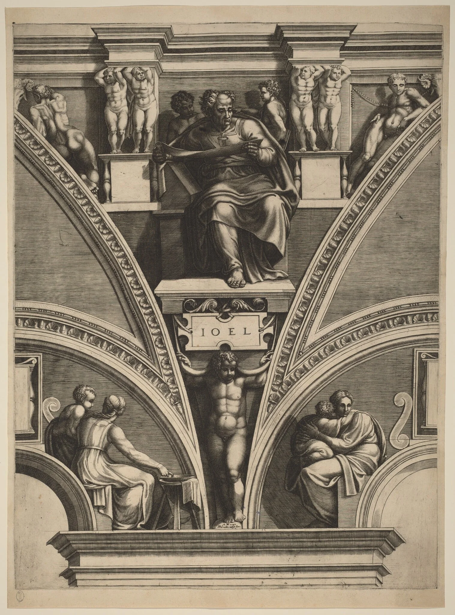 The Prophet Joel, detail