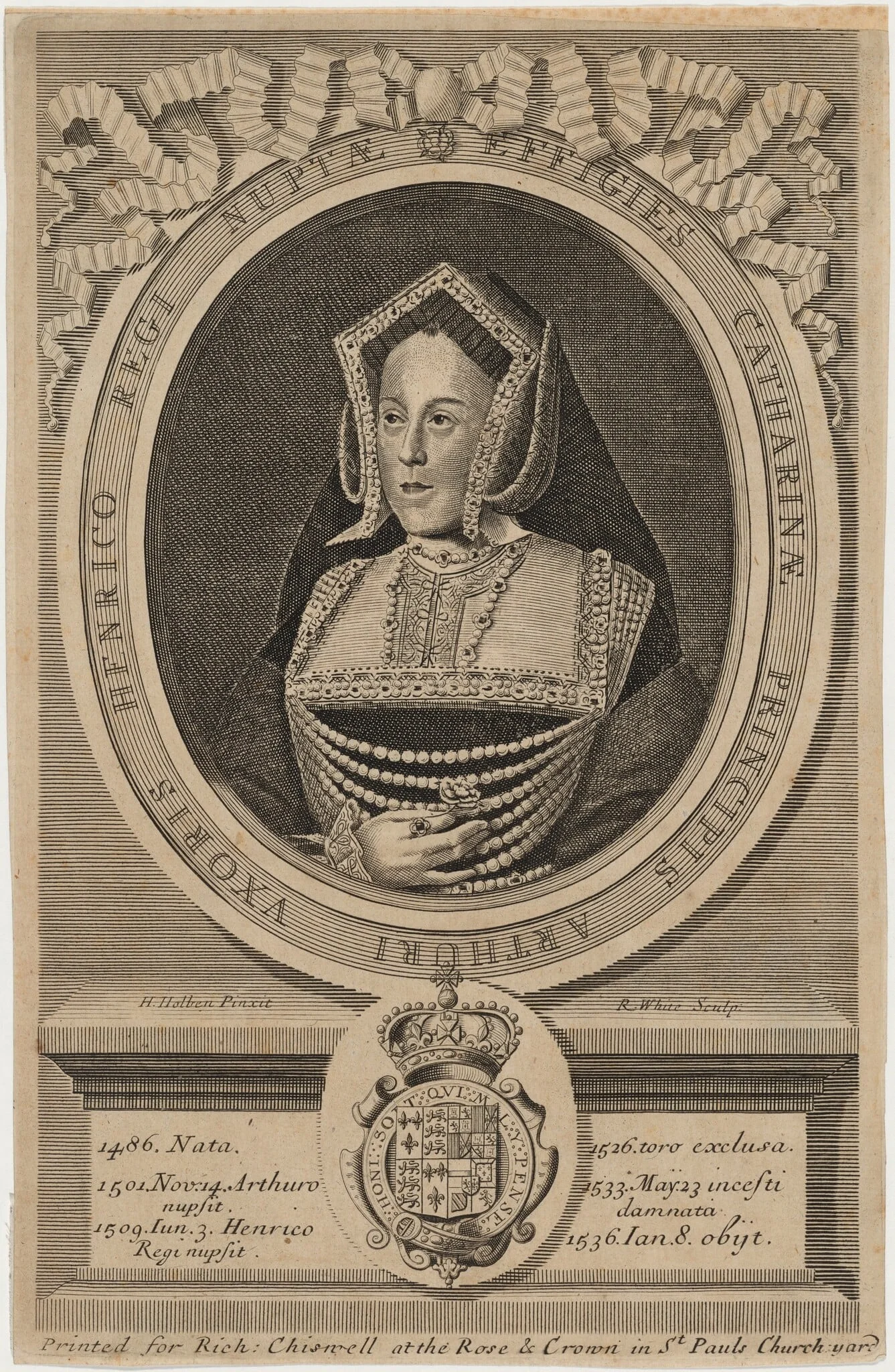 Catherine of Aragon, First Wife of Henry VIII, detail