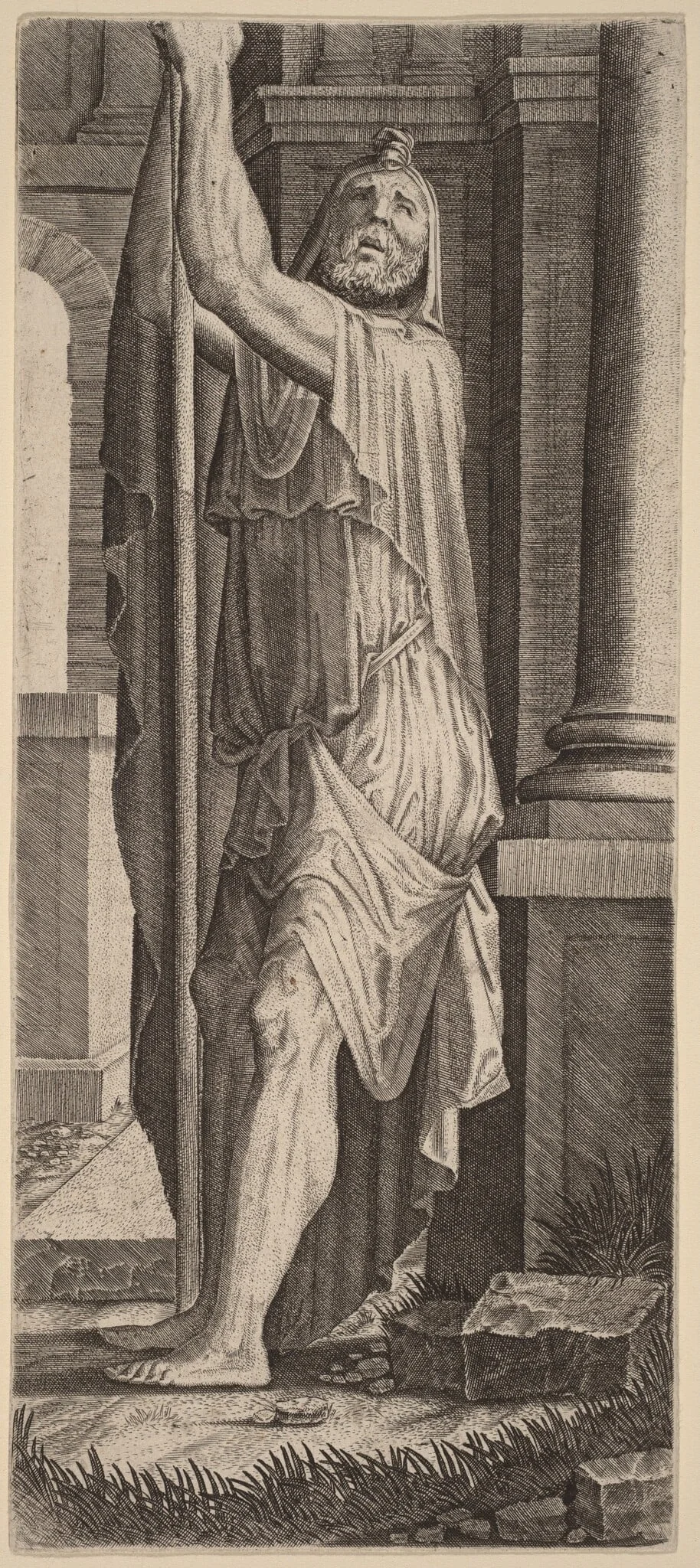 Saint Matthias (?), detail