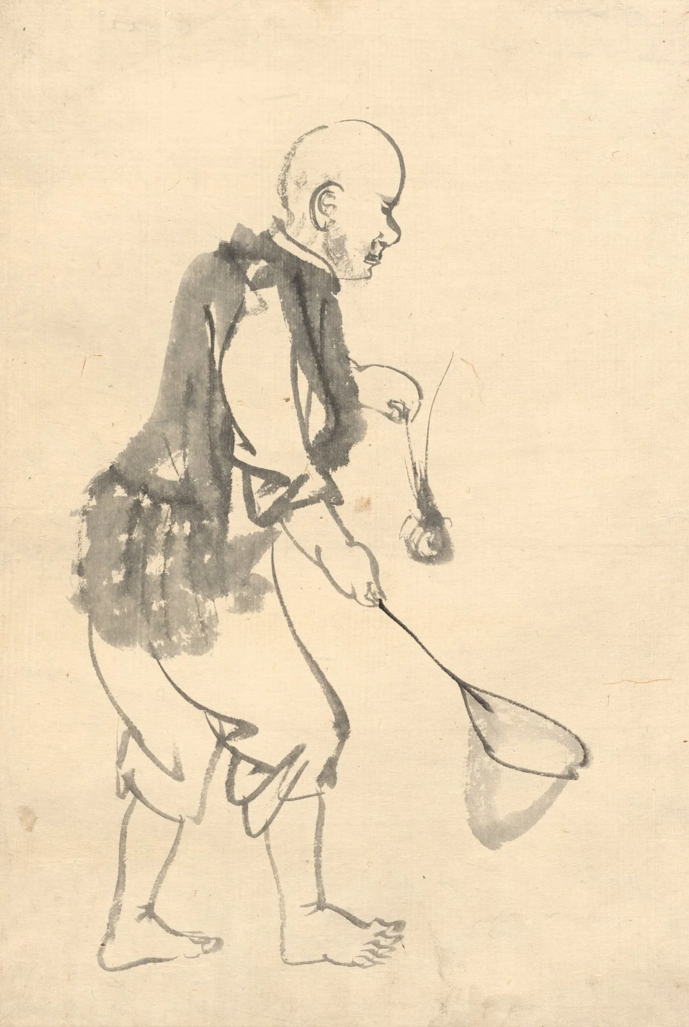 The Shrimp Fisherman, detail