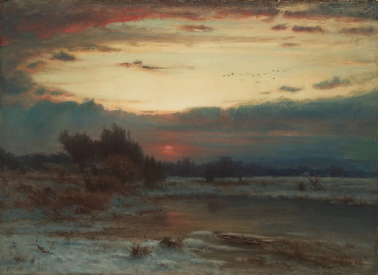 A Winter Sky, detail
