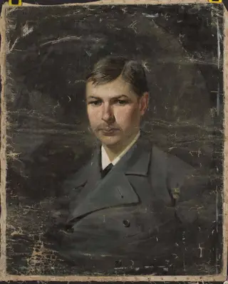 Portrait of Ignacy Wróblewski (?–after 1938), by Jan Czesław Moniuszko, oil, 1890