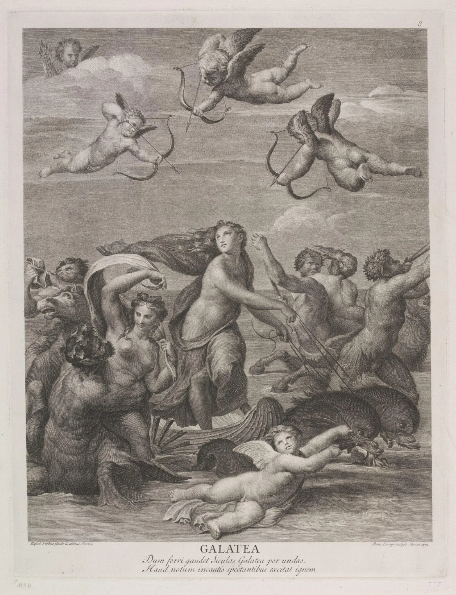 Triumph of Galatea, detail