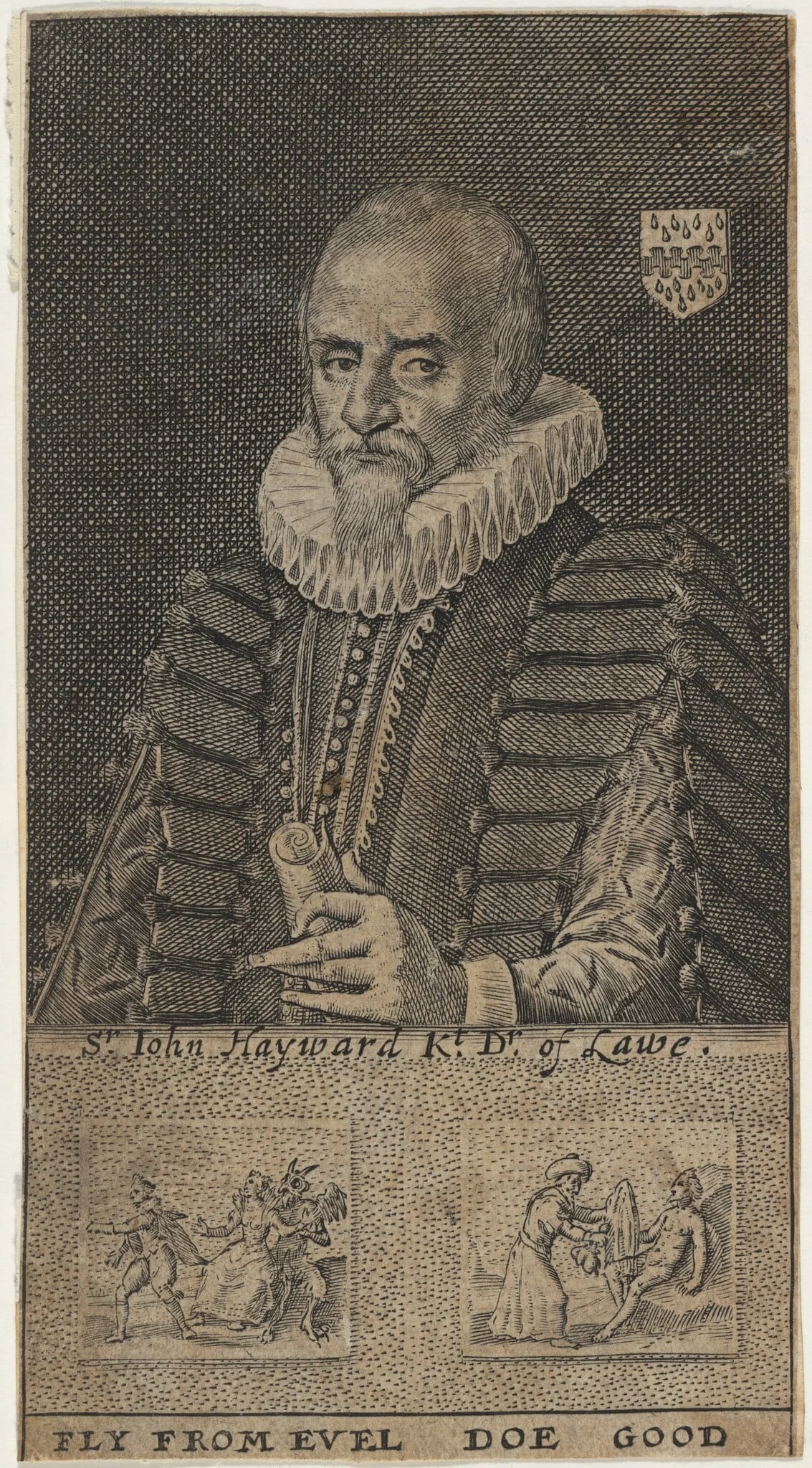 Sir John Hayward, Historian, detail
