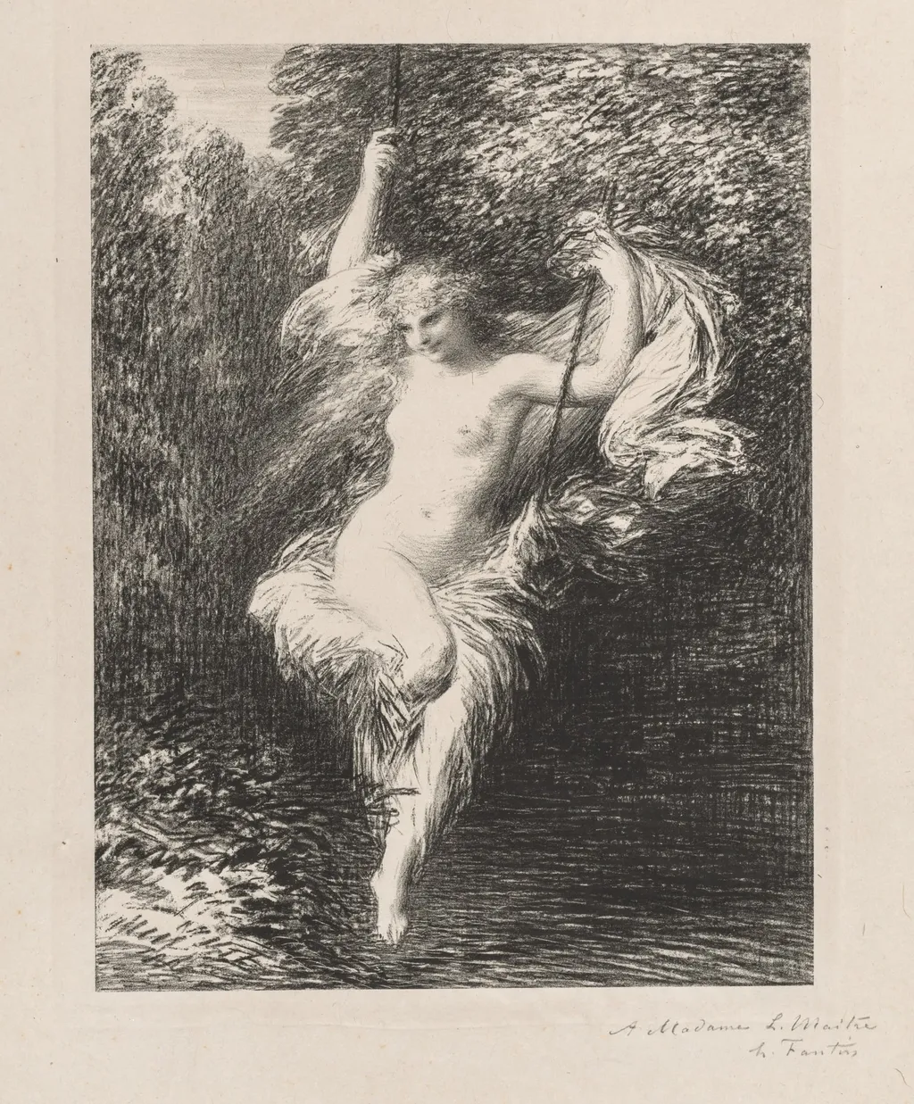 Sarah la Baigneuse, by Henri Fantin-Latour, 1892