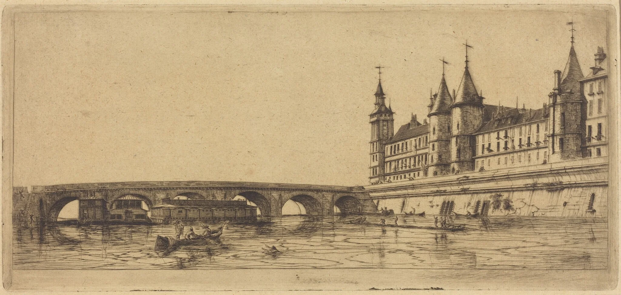 Le Pont-au-Change, Paris, detail