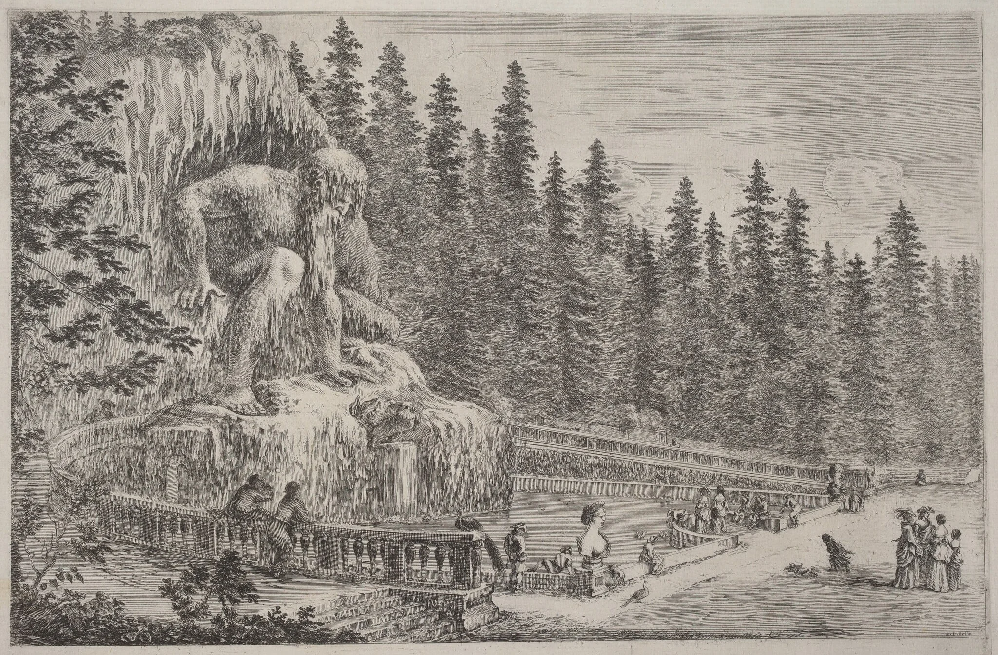 Colossal Statue of the Apennines, detail
