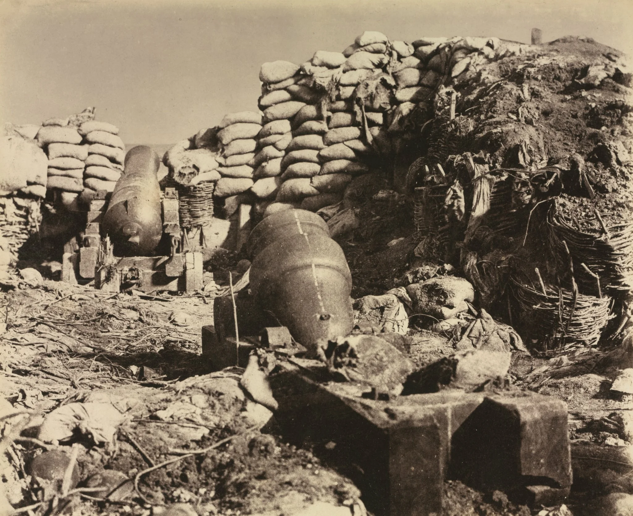 Battery, Malakoff, detail
