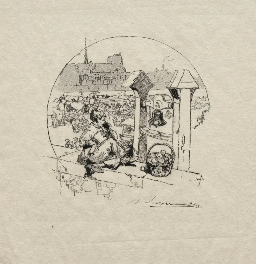 Marché aux Pommes, No. 2, detail