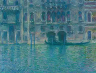 Palazzo da Mula, Venice, by Claude Monet, oil, 1908