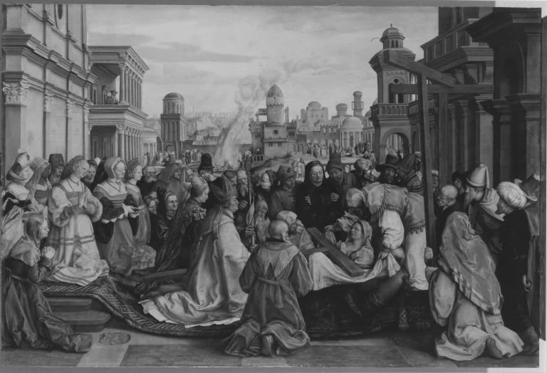 Historienzyklus: Kreuzauffindung der hl. Helena, detail