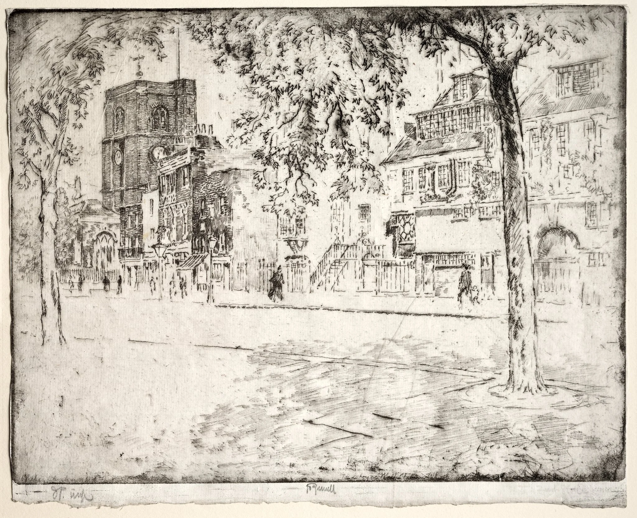 House Where Whistler Died, detail