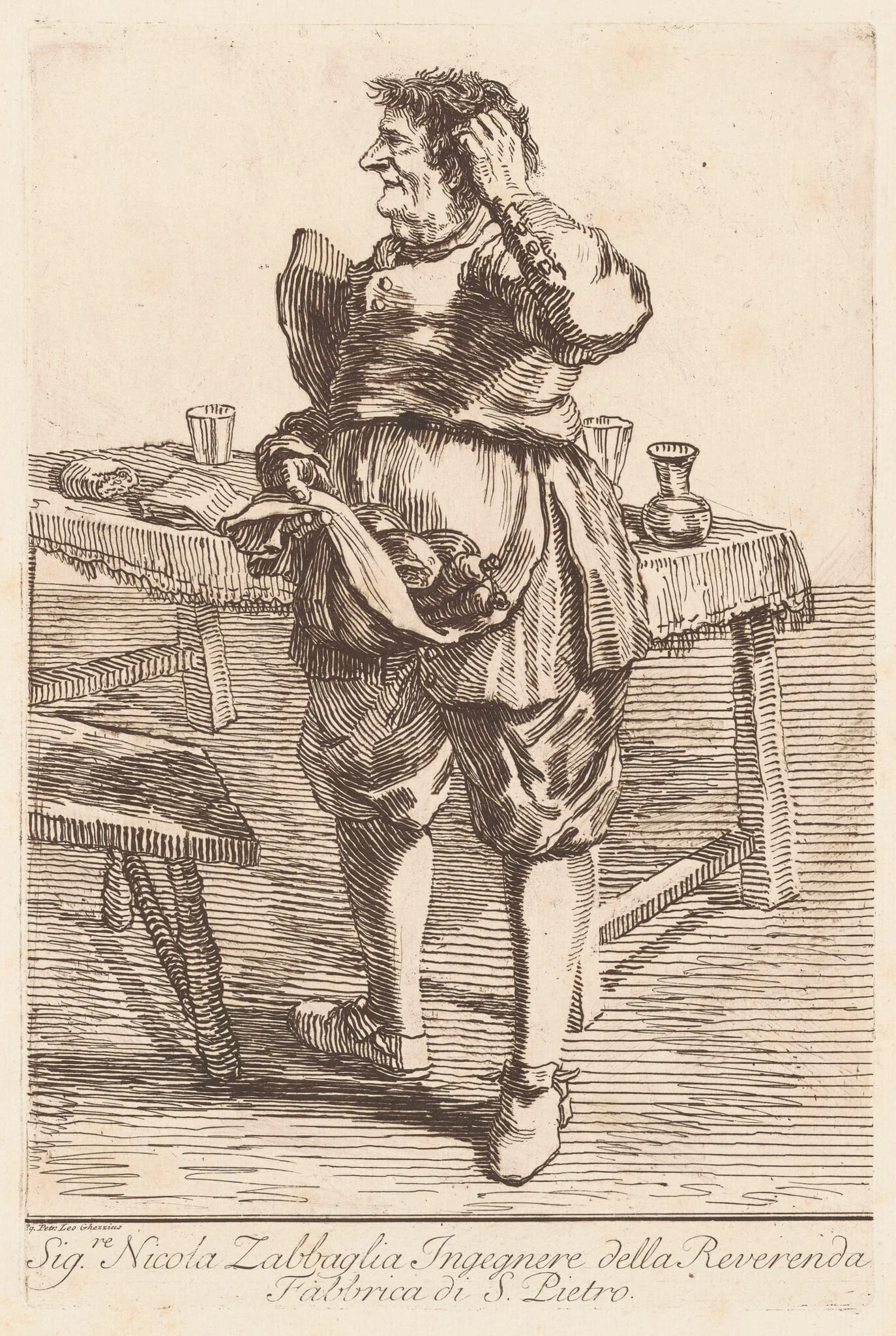 Sig. Nicola Zabbaglia, detail