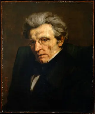 Charles Suisse, by Gustave Courbet, oil, 1861