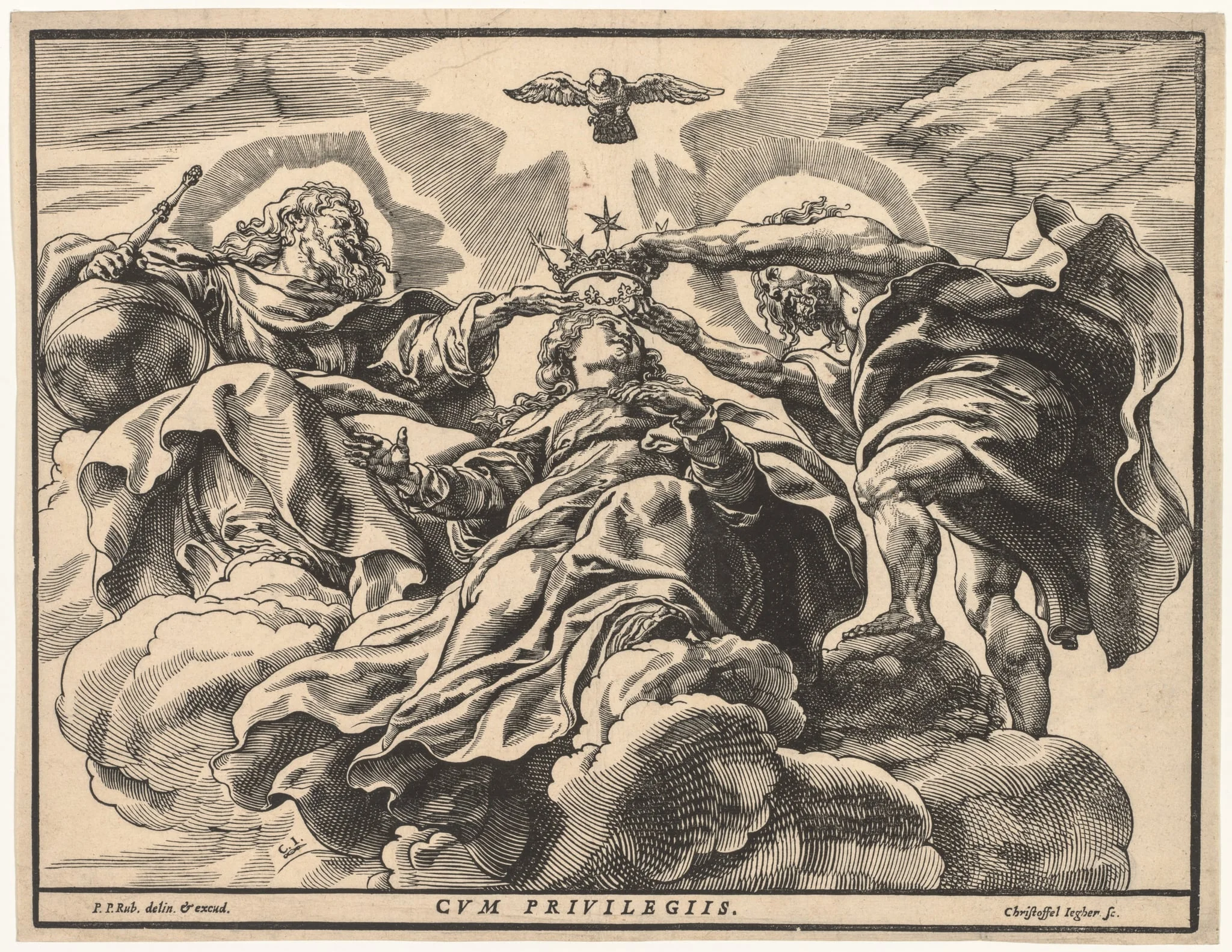 Coronation of the Virgin, detail