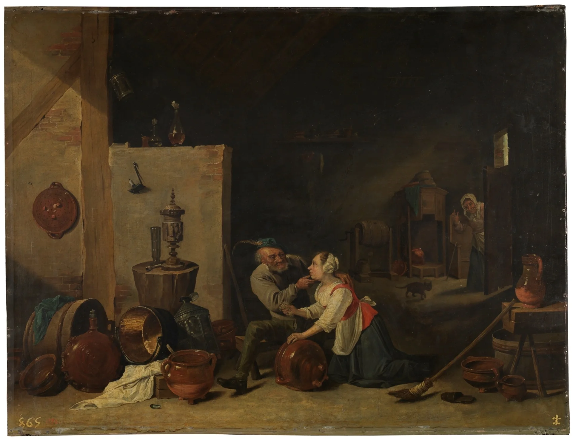 The Old Man and the Maid, detail