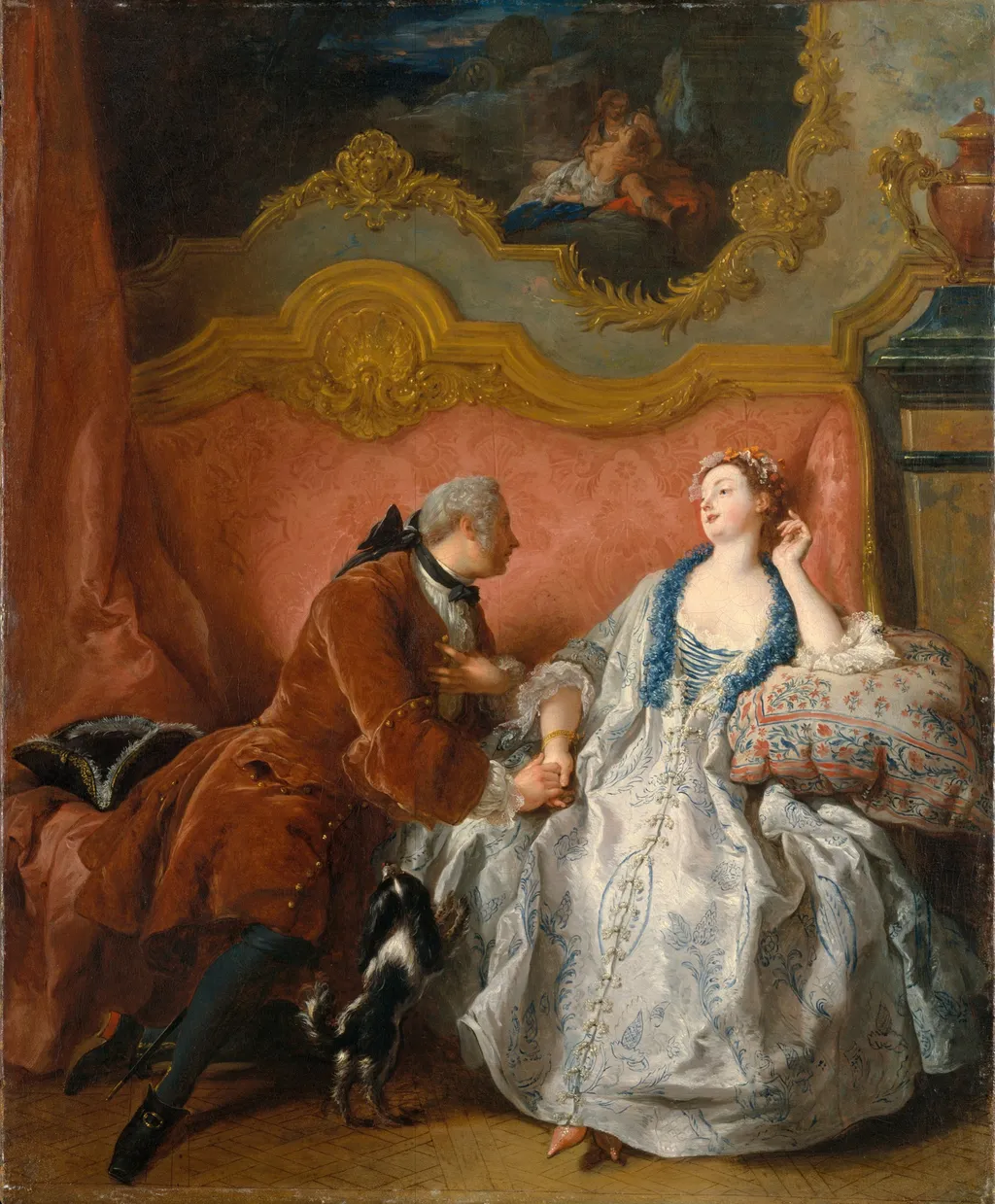 The Declaration of Love, by Jean-François de Troy, oil, 1724