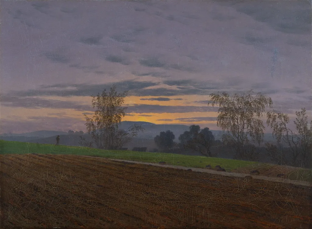 Sturzacker, by Caspar David Friedrich, oil, 1830