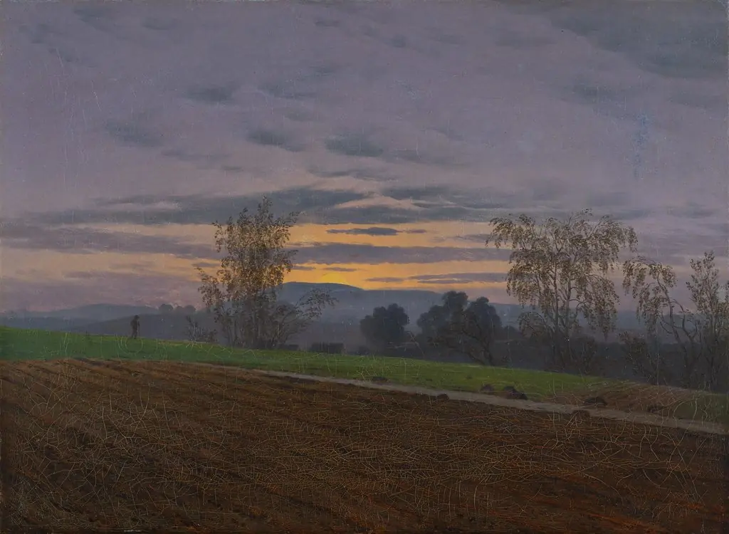 Sturzacker, by Caspar David Friedrich, oil, 1830