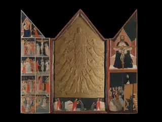 The Chiarito Tabernacle, by Pacino di Buonaguida, unspecified, 1340