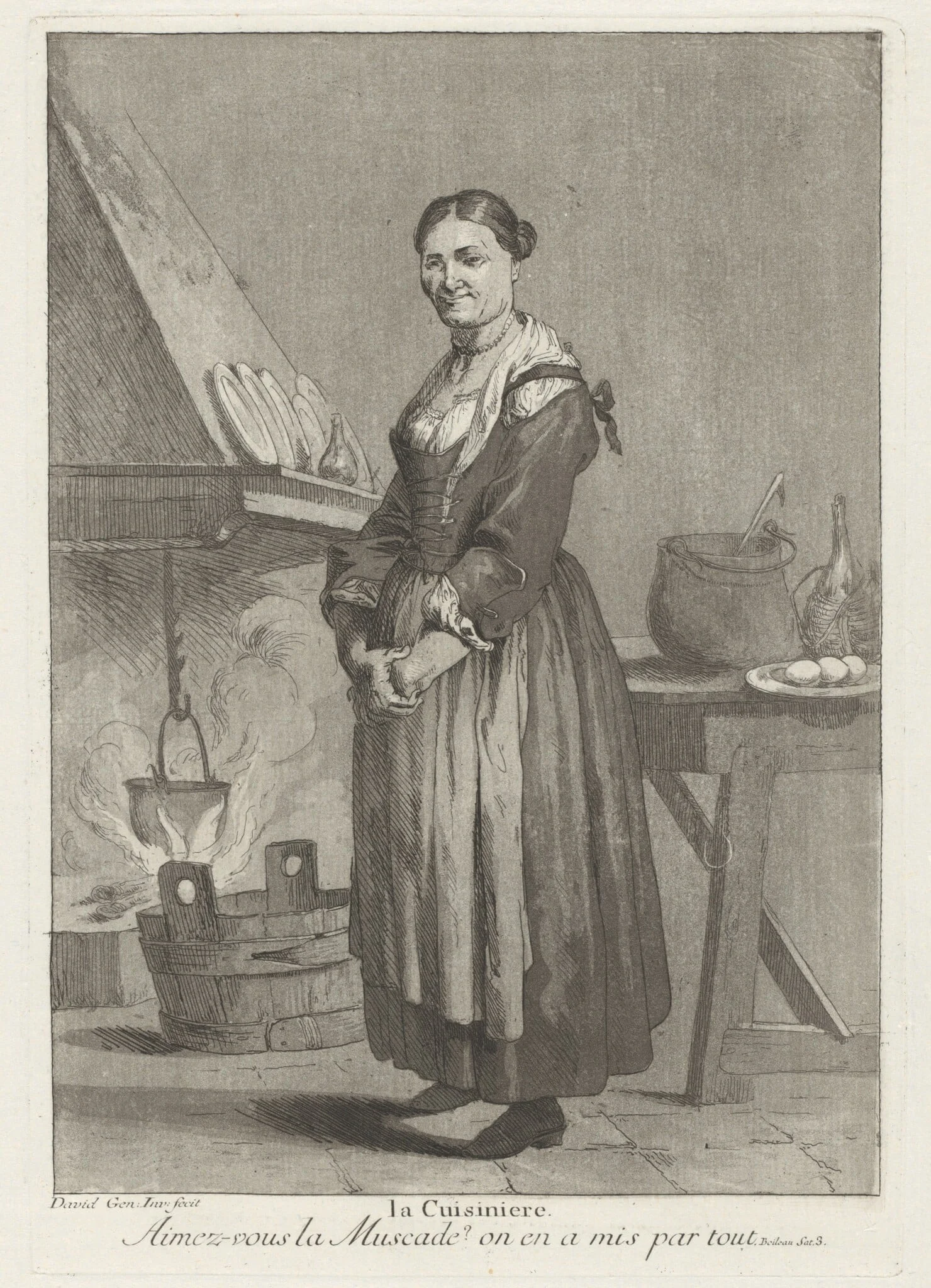 La Cuisiniere (The Cook), detail