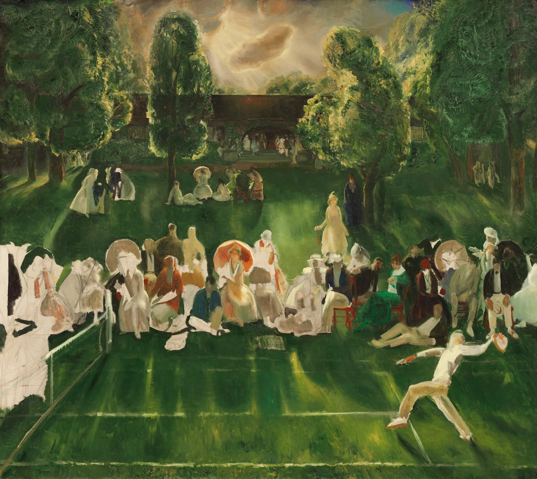 Tennis Tournament, detail