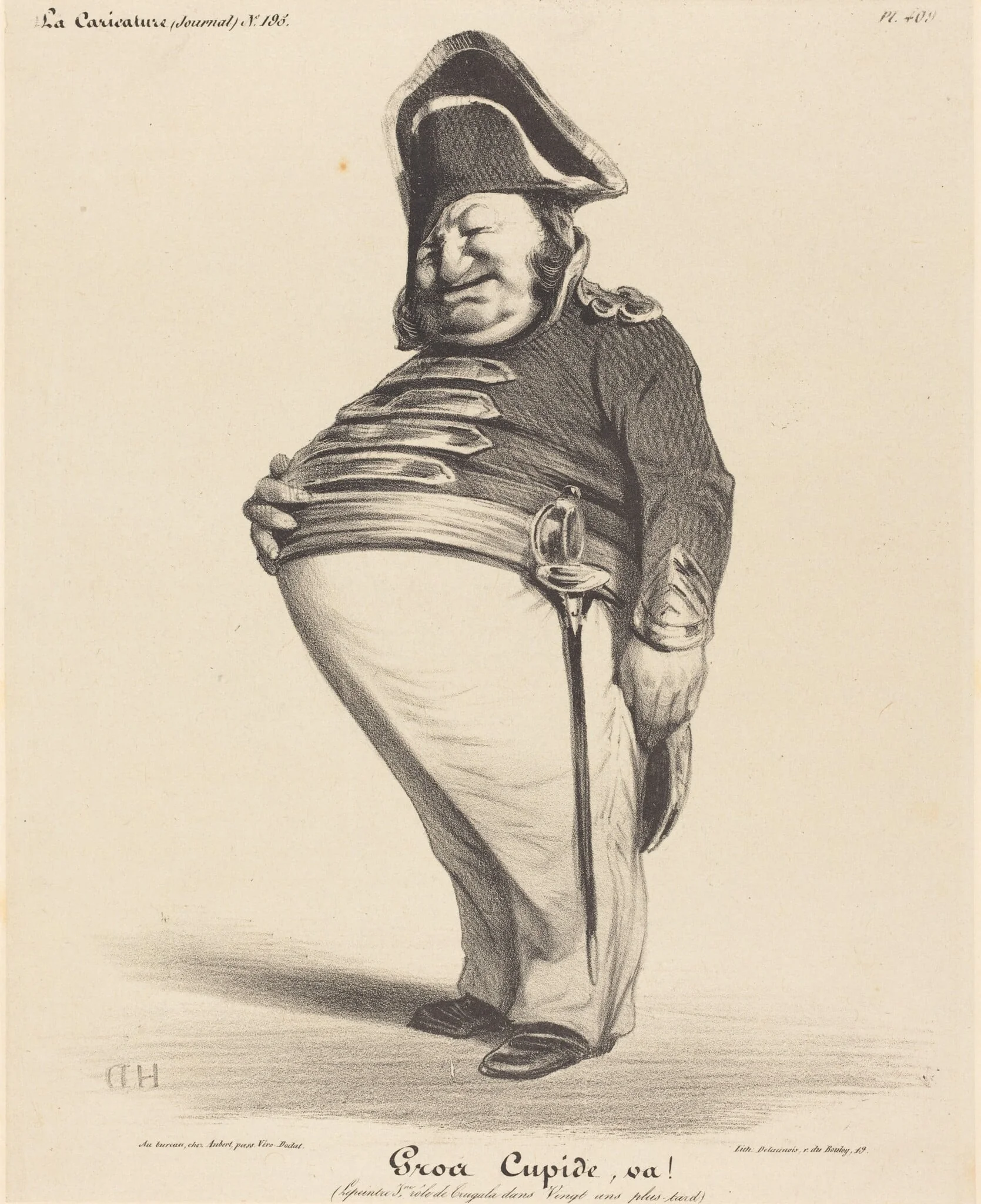 Gros Cupide, va!, detail