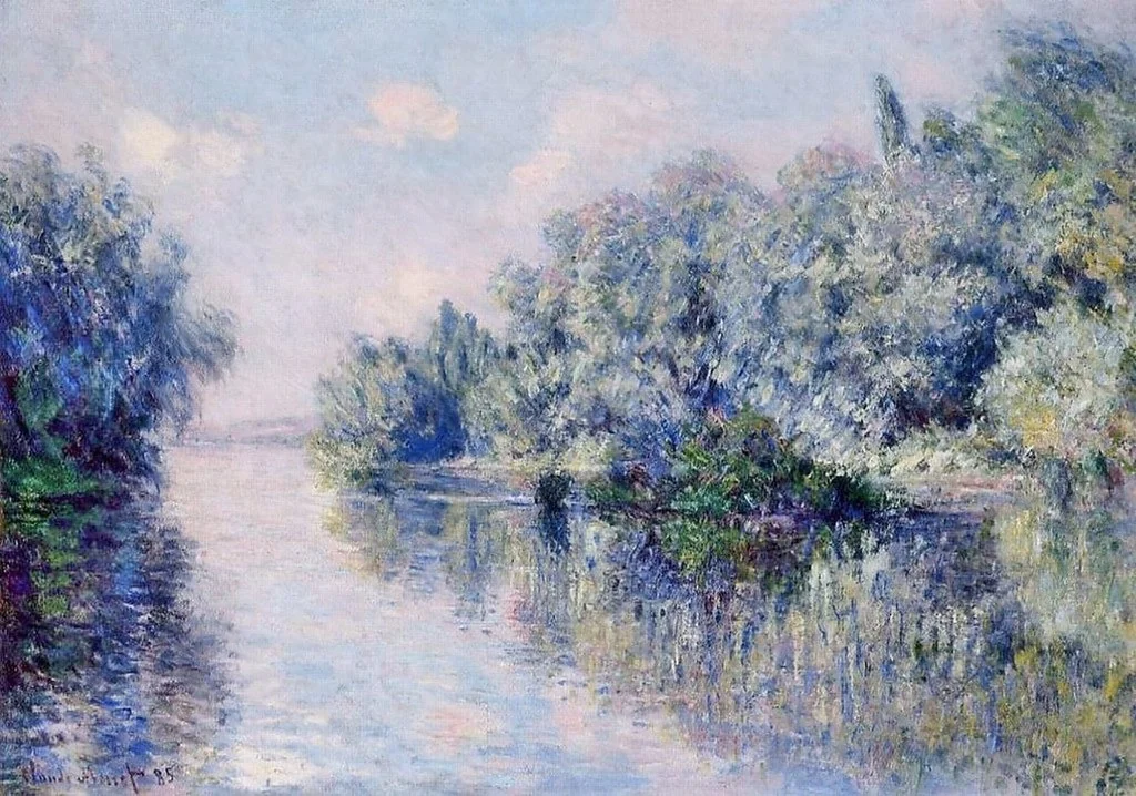 The Seine near Giverny, detail