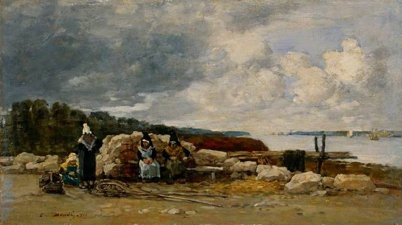 Plougastel: Shrimp Fisherwomen, detail