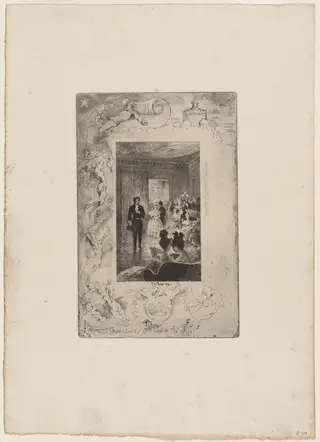 I Promessi Sposi, by Félix-Hilaire Buhot, ink, 1874