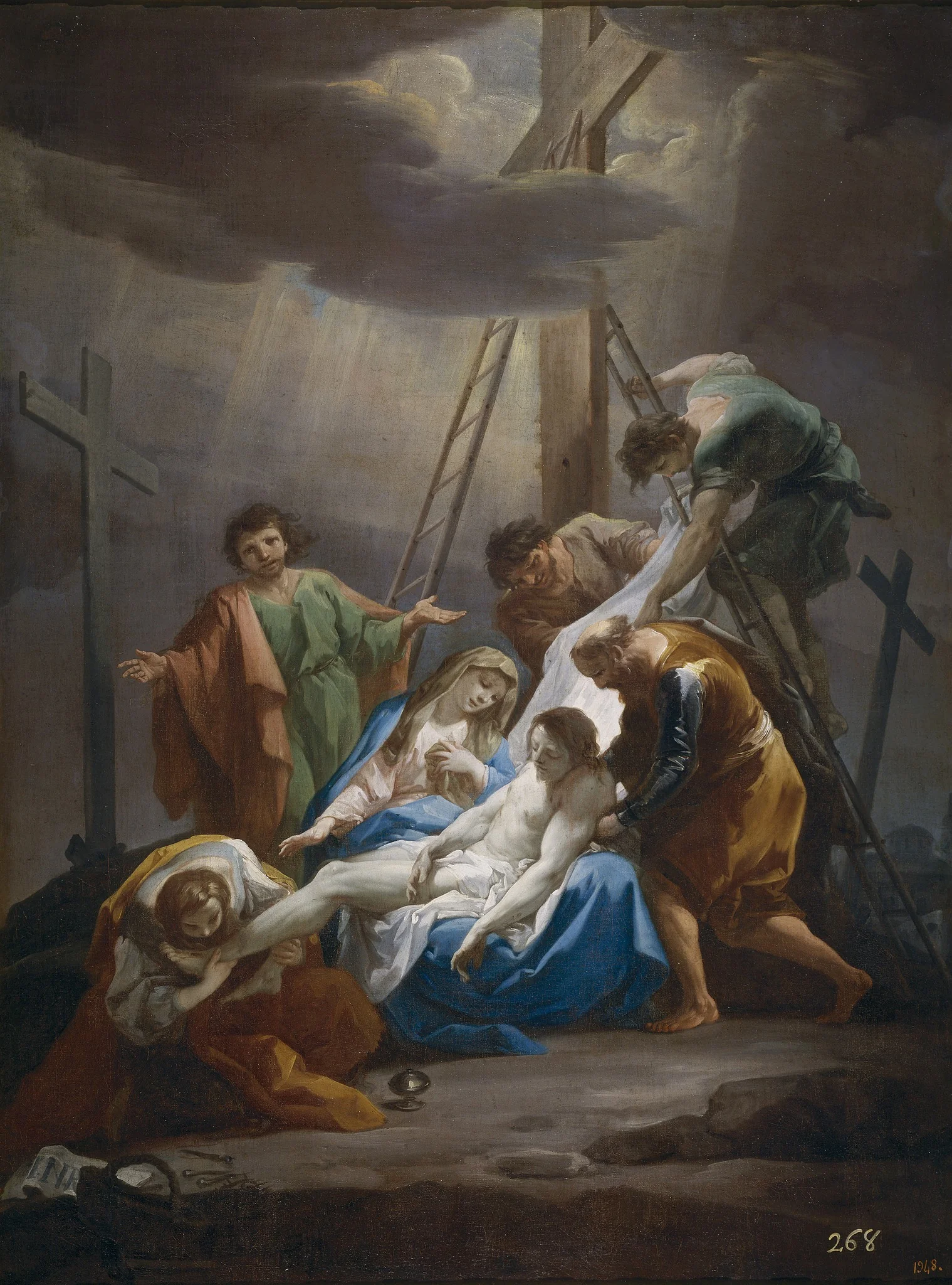 El Descendimiento, detail