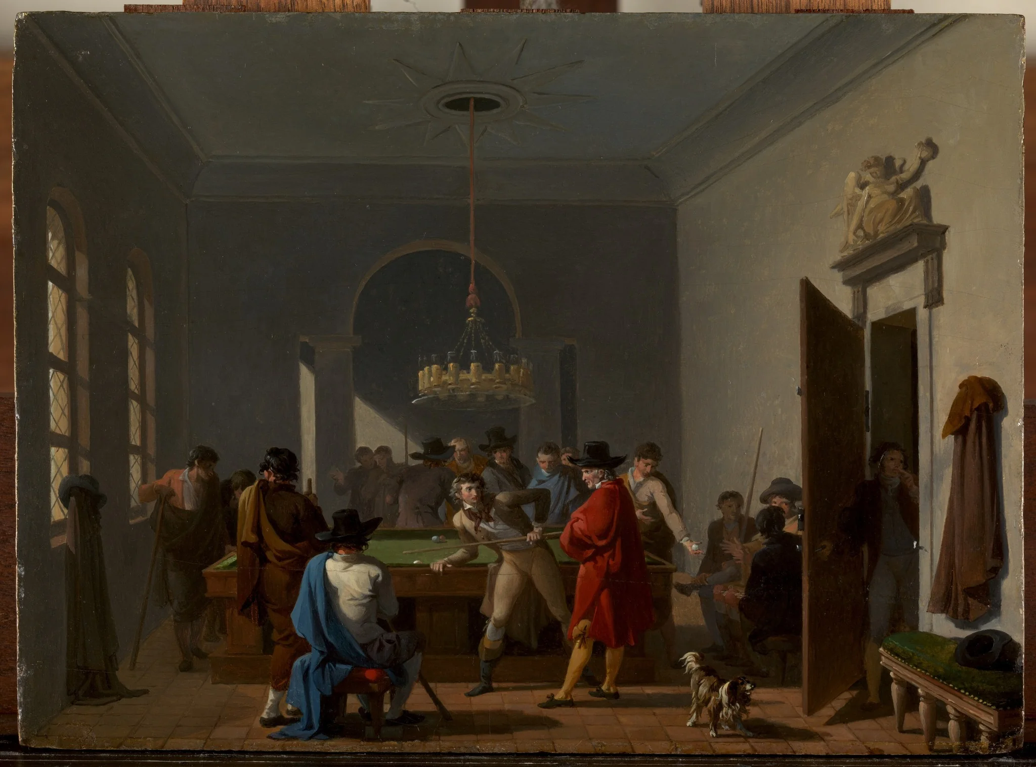 The Billiard Room, detail