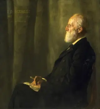 The Architect J.D. Herholdt, by Julius Paulsen, oil, 1898