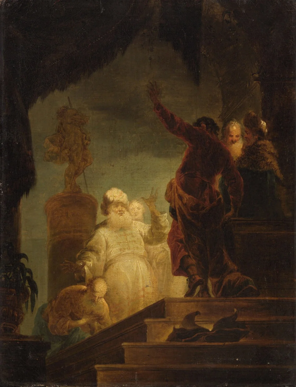 Paulus in Athen, detail