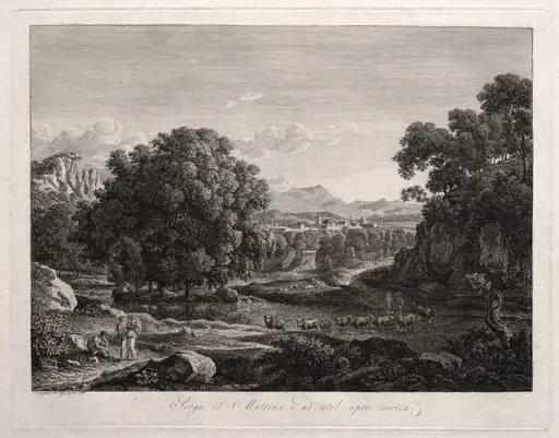 Heroic Landscape, by Johann Christian Reinhart, 1795