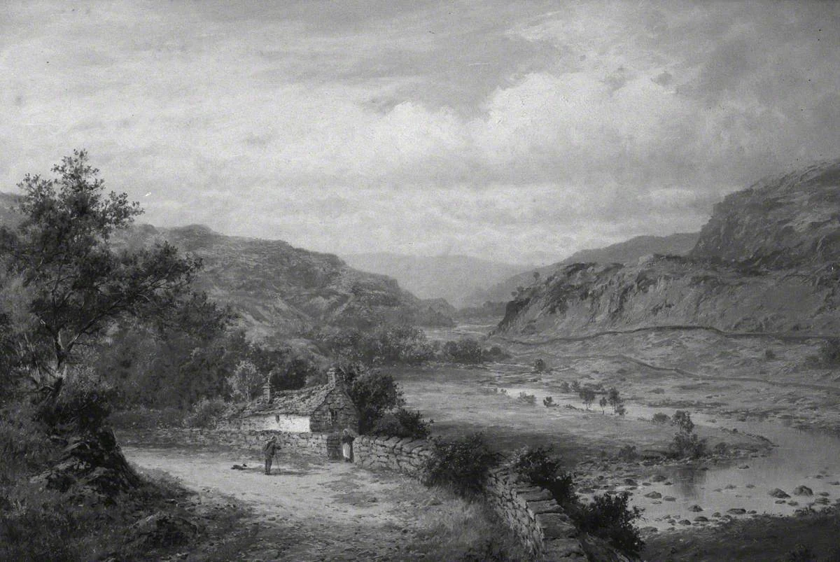 In the Lledr Valley, Betws-y-Coed, detail