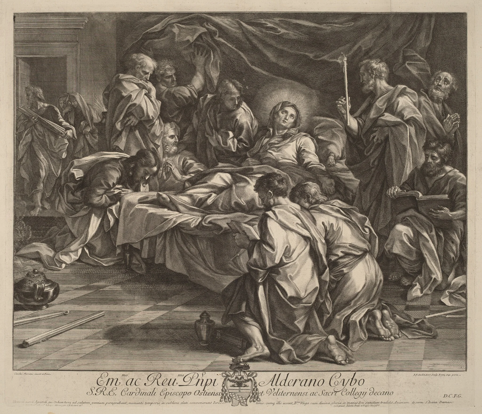 Death of the Virgin, detail