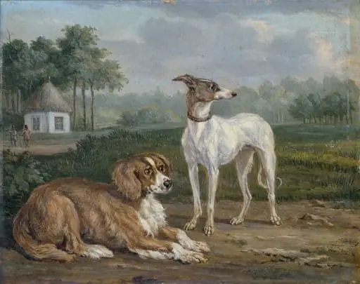 Two Dogs, by Jan Dasveldt, unspecified, 1832