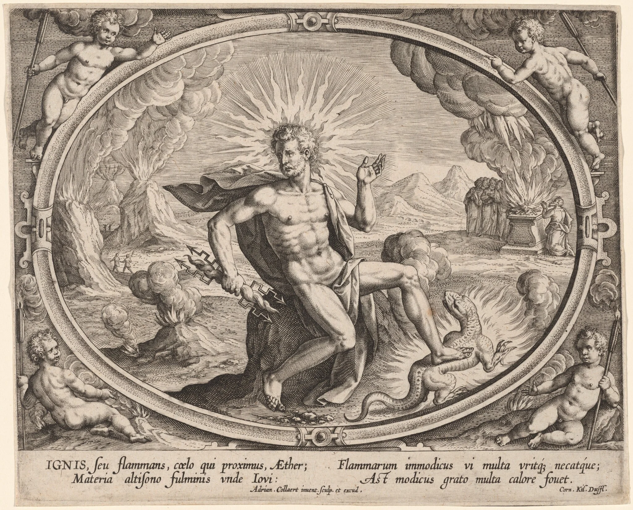 Ignis (Fire), detail