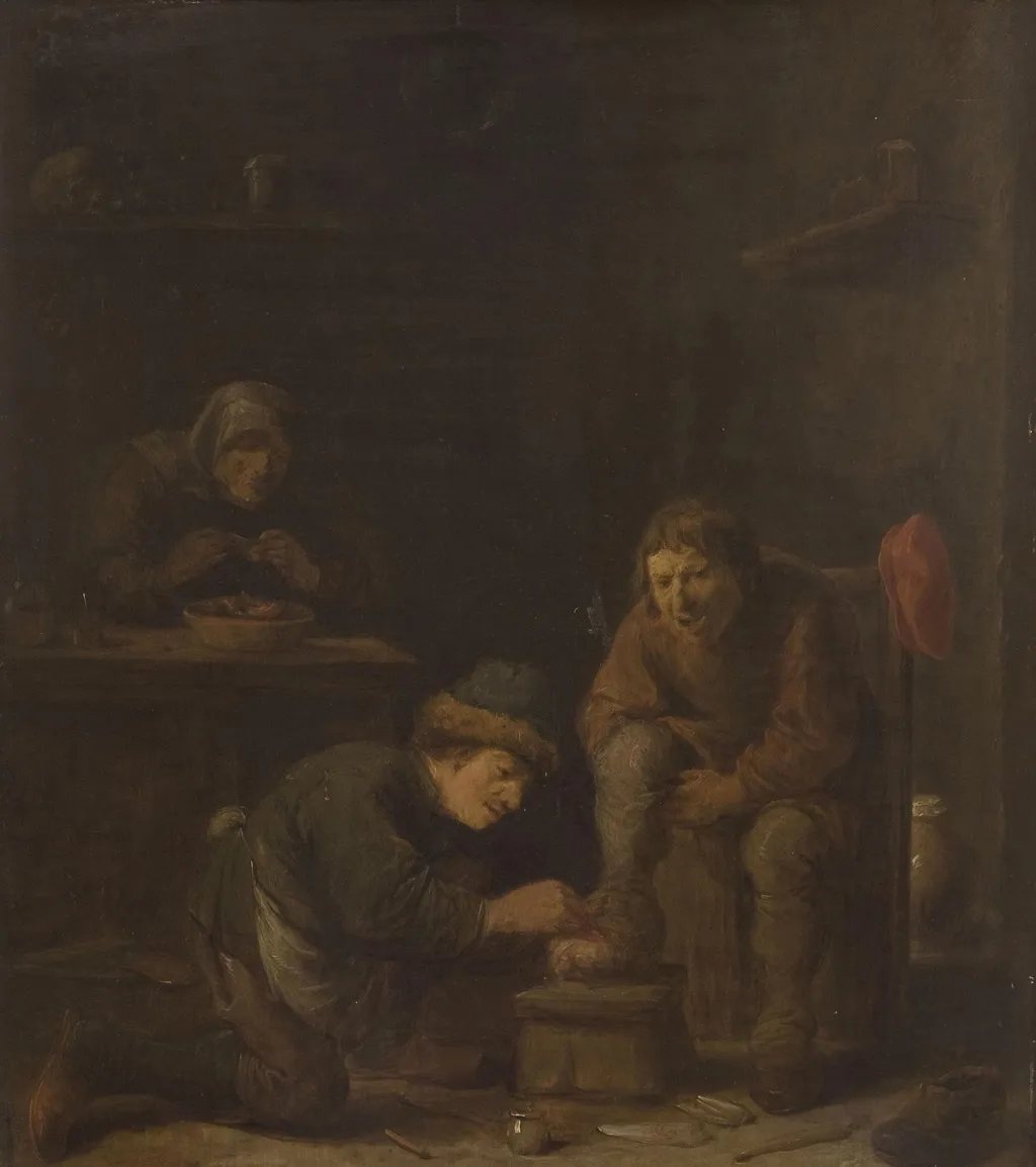 Operation on the Foot, by David Teniers the Younger, oil, 1650