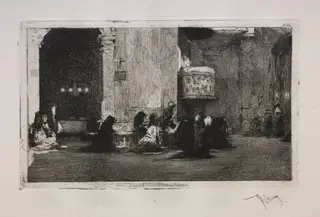 Saint Joseph Church, Madrid, by Mariano Fortuny Marsal, 1865