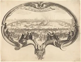 The Fan, by Jacques Callot, ink, 1619