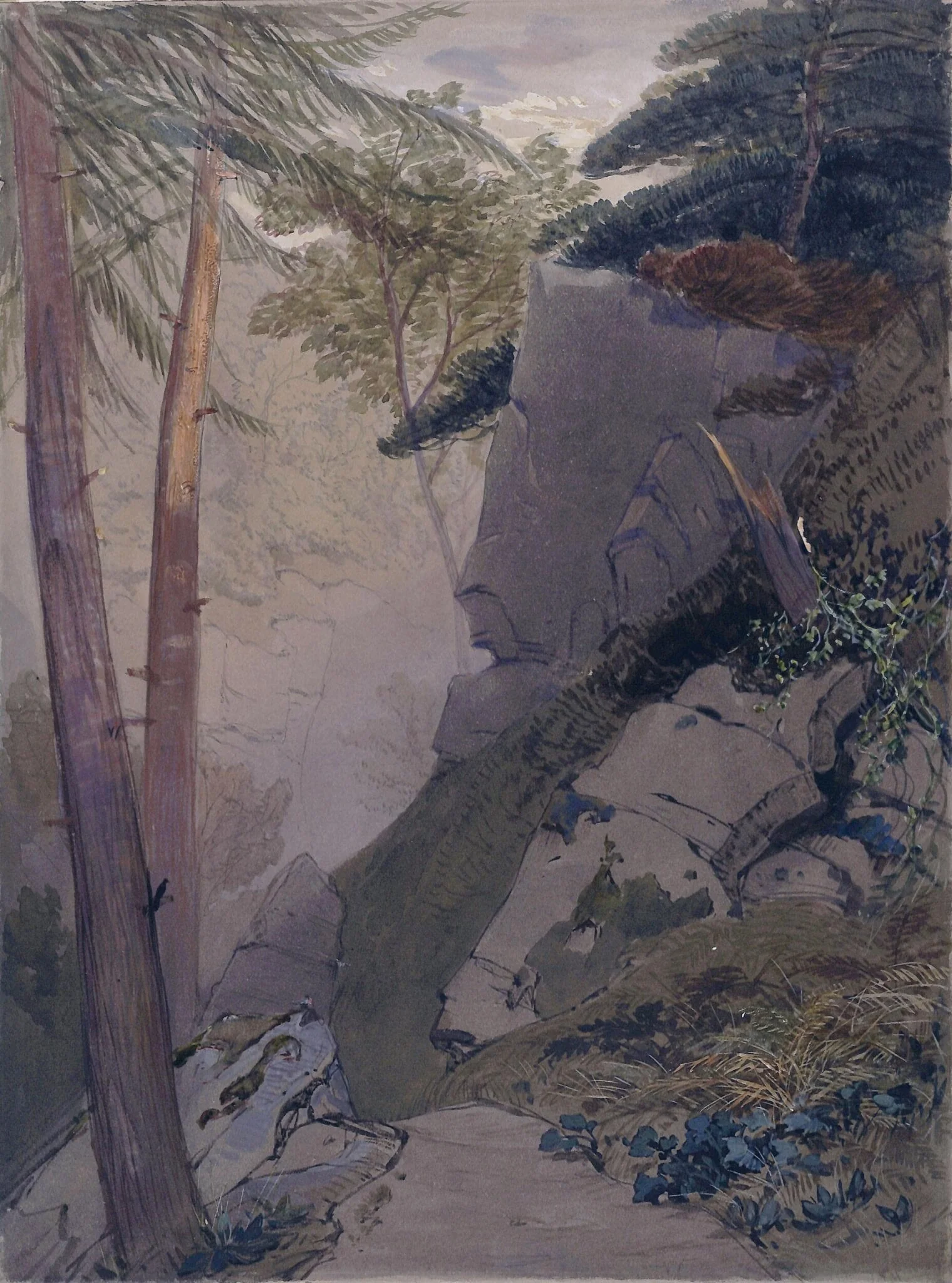 The Ravine, detail