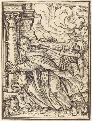 The Mendicant Friar, by Hans Lützelburger, ink, 1526