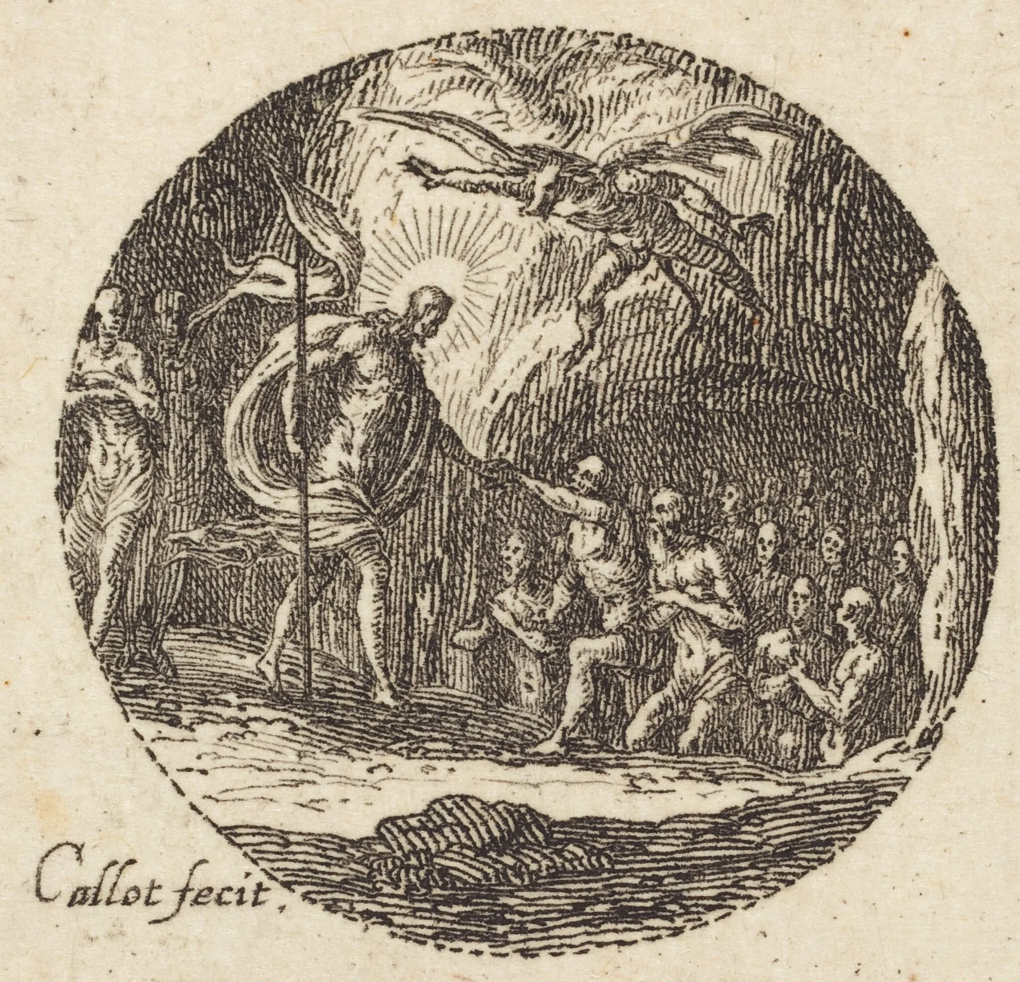 Christ in Limbo, detail