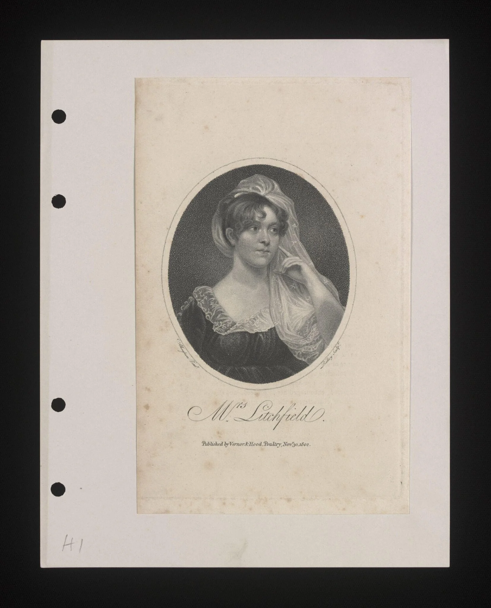 Mrs Litchfield, detail