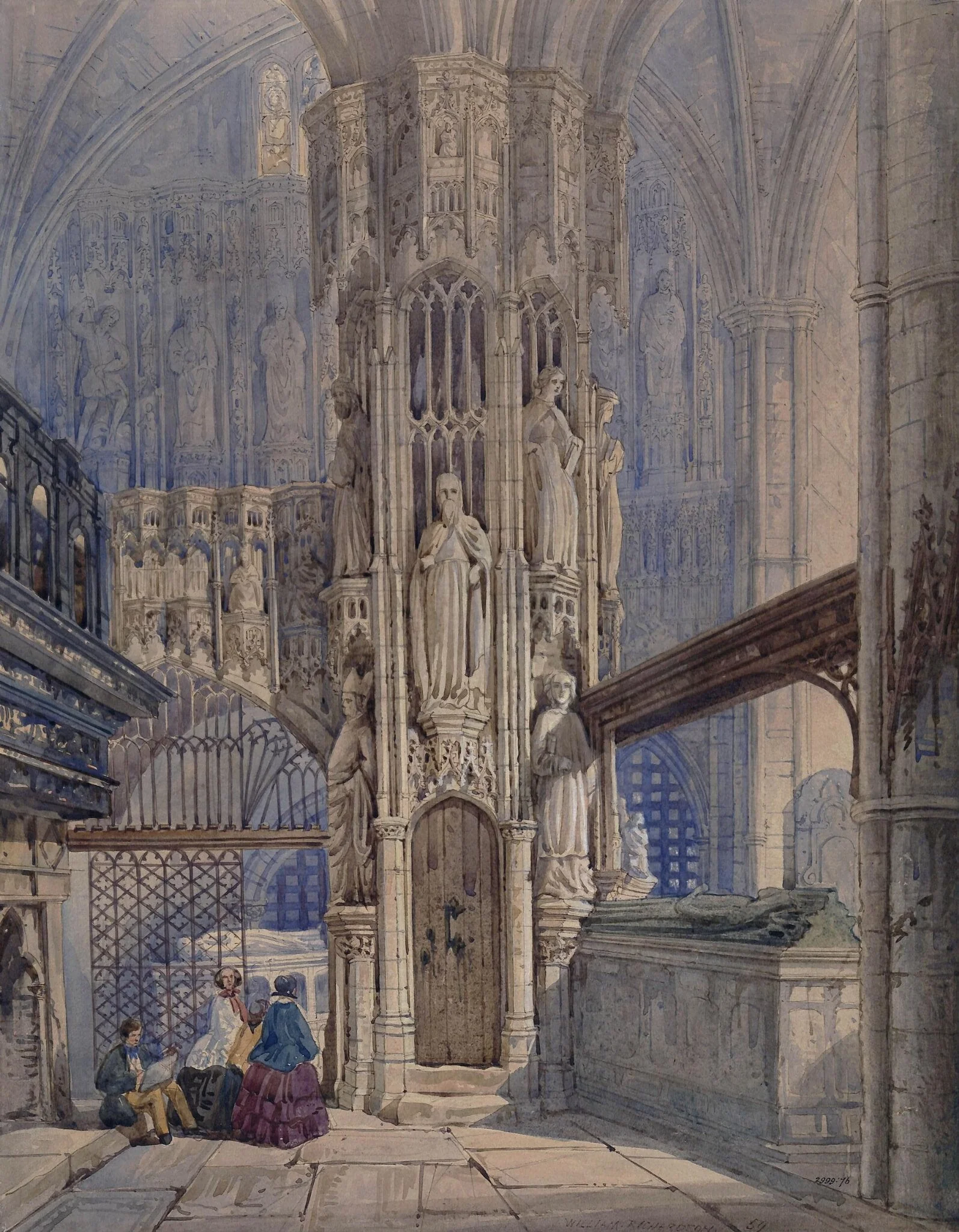 Edward the Confessor's Chapel, Westminster Abbey, detail