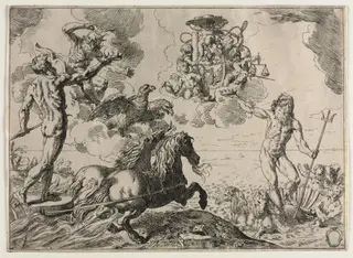 The "Quos Ego", by Simone Cantarini, 1640