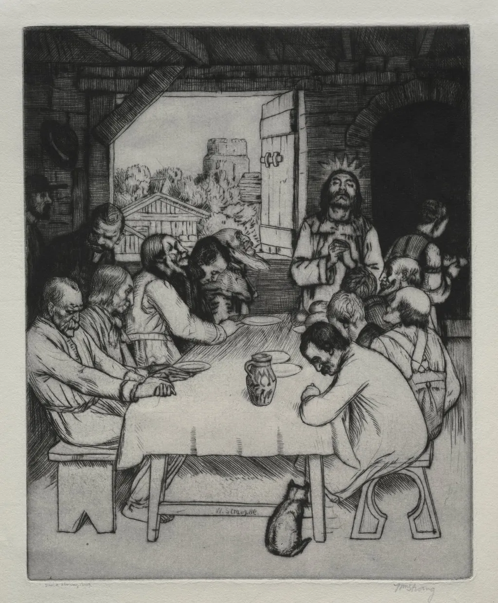 The Last Supper, by William Strang, 1889
