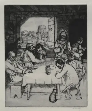 The Last Supper, by William Strang, 1889